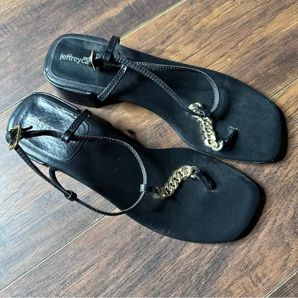 Jeffrey Campbell Chain Heeled Sandals - Picture 7 of 8